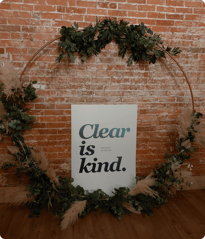 Clear is kind photo