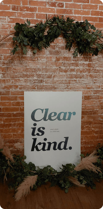 Clear is kind photo